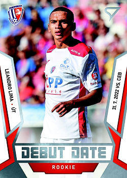 Leandro Lima Pardubice SportZoo FORTUNA:LIGA 2022/23 2. serie Debut Date Rookie #DR-19